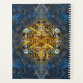 Dekorativer Edelstein Heilige Geometrie Blume des Planer (Rückseite)