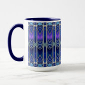 Dekorativer einzigartiger Feiertagsbecher Tasse (Links)