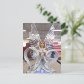Dekorativer Engel Postkarte (Stehend Vorderseite)