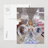 Dekorativer Engel Postkarte (Vorne/Hinten)