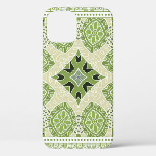 Dekorativer, farbenfroher Dekor auf weißem Hinterg Case-Mate iPhone Hülle