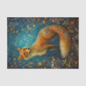 Dekorativer Forest Fox Seidenpapier (Vorderseite)