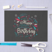 dekorativer Geburtstag Seidenpapier (Handwerk)