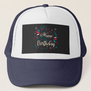 dekorativer Geburtstag Truckerkappe