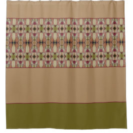 Dekorativer Gemusterter Designer Duschvorhang