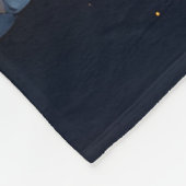 Dekorativer Golden Crescent Moon Fleecedecke (Ecke)