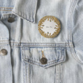 Dekorativer goldener Knopf Button (Beispiel)