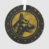 Dekorativer goldener niederländischer ornament (Rückseite)