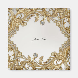 Dekorativer Goldmagnet Magnet