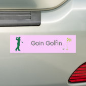 Dekorativer Golf spielender Autoaufkleber (Auf Auto)