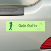 Dekorativer Golf spielender Autoaufkleber (Auf Auto)