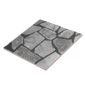 Dekorativer grauer Steinpflasternblick Fliese (Seite)