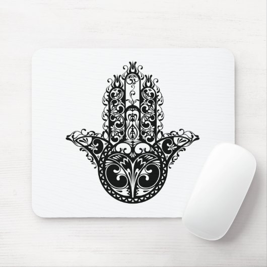 Dekorativer Hamsa Entwurf Mousepad (Mit Mouse)