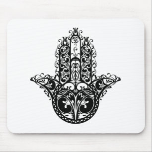Dekorativer Hamsa Entwurf Mousepad