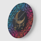 Dekorativer islamischer Mond Große Wanduhr (Winkel)