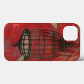 Dekorativer Käfig mit Schmetterlingen Case-Mate iPhone Hülle (Rückseite (Horizontal))