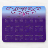 Dekorativer Kalender 2013 Mousepad (Vorne)