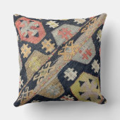 Dekorativer Kilim, Navaho Weave, Gewebe Kissen (Rückseite)