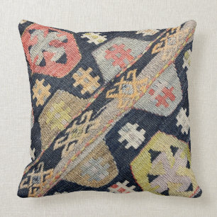 Dekorativer Kilim, Navaho Weave, Gewebe Kissen