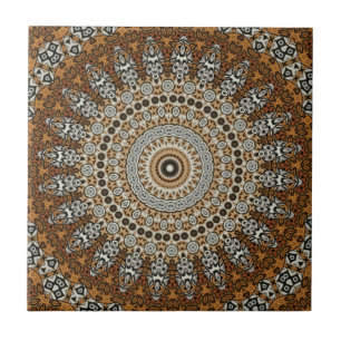 Dekorativer Mandala Fliese