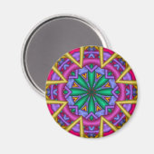 Dekorativer Mandala Fun Magnet (Vorderseite/Rückseite)