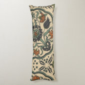 Dekorativer persischer Fliesen-mit Blumenentwurf Seitenschläferkissen (Rückseite (Vertikal))