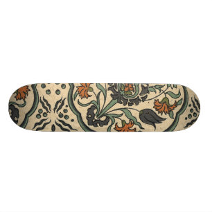Dekorativer persischer Fliesen-mit Blumenentwurf Skateboard