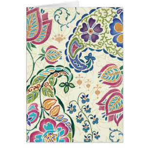 Dekorativer Pfau und bunte Blumen