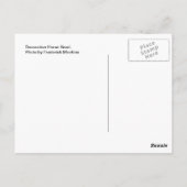 Dekorativer Pferdekopf Postkarte (Rückseite)