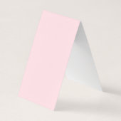 Dekorativer Pink Gold Cupcake Logo Cupcake Maker Visitenkarten (Rückseite)