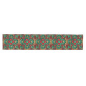 Dekorativer Red Green Holiday Table Runner Mittelgroßer Tischläufer (Horizontal)