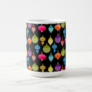 Dekorativer Retro-Weihnachtszierball Kaffeetasse