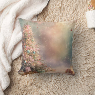 Dekorativer Schnee Blau & Weiß Ball Frohe Weihnach Kissen