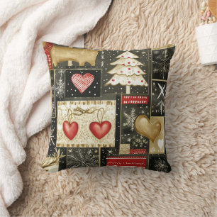 Dekorativer Schnee Blau & Weißer Ball Frohe Weihna Kissen