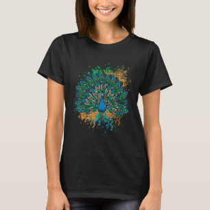 Dekorativer Schwanz Peacock T-Shirt