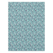 Dekorativer Seewellen-Hintergrund Tischdecke (Vorderseite)