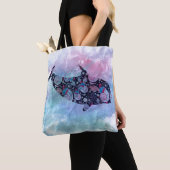 Dekorativer Silhouette-Wal Tasche (Von Nahem)