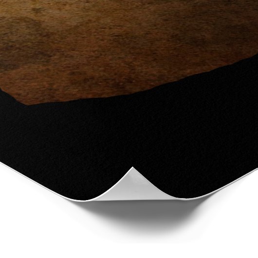 Dekorativer Spaß "Ye Olde Worlde Map" Art Poster (Ecke)