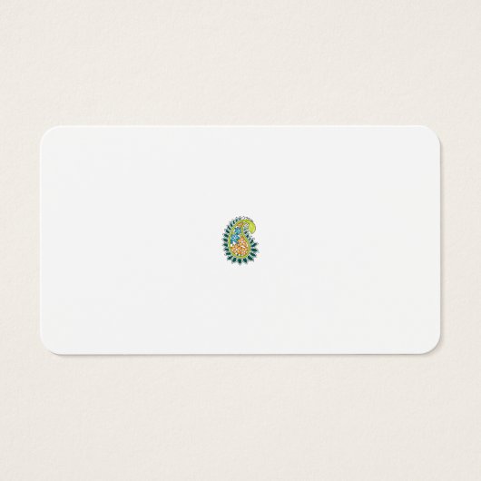 Dekorativer Stil, dunkelblau grün, Wattle (Vorderseite)