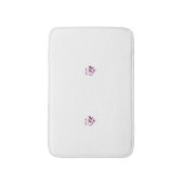 Dekorativer Stil, dunkelblau grün, Wattle Badematte (Vorderseite Vertikal)