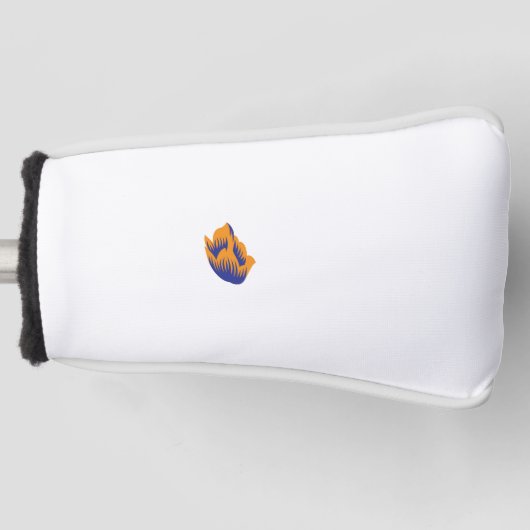 Dekorativer Stil, dunkelblau grün, Wattle Golf Headcover (Vorderseite)