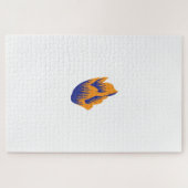 Dekorativer Stil, dunkelblau grün, Wattle Puzzle (Horizontal)