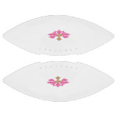 Dekorativer Stil, heiß rosa, antikes Glas Football (Paneele)