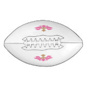 Dekorativer Stil, heiß rosa, antikes Glas Football (Vorderseite)