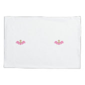 Dekorativer Stil, heiß rosa, antikes Glas Kissenbezug (Rückseite)