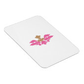 Dekorativer Stil, heiß rosa, antikes Glas Magnet (Rechte Seite)