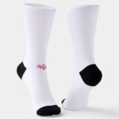 Dekorativer Stil, heiß rosa, antikes Glas Socken (Gewinkelt)
