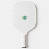 Dekorativer Stil, Minzcreme, Springbrunnen, Aquama Pickleball Schläger (Rückseite)