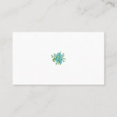 Dekorativer Stil, Minzcreme, Springbrunnen, Aquama Platzkarte (Rückseite)