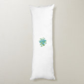 Dekorativer Stil, Minzcreme, Springbrunnen, Aquama Seitenschläferkissen (Rückseite (Vertikal))